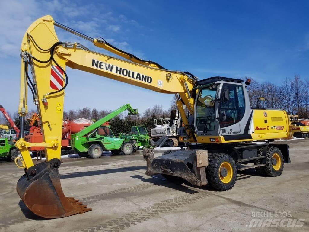 New Holland WE210 Gumikerekes kotrók