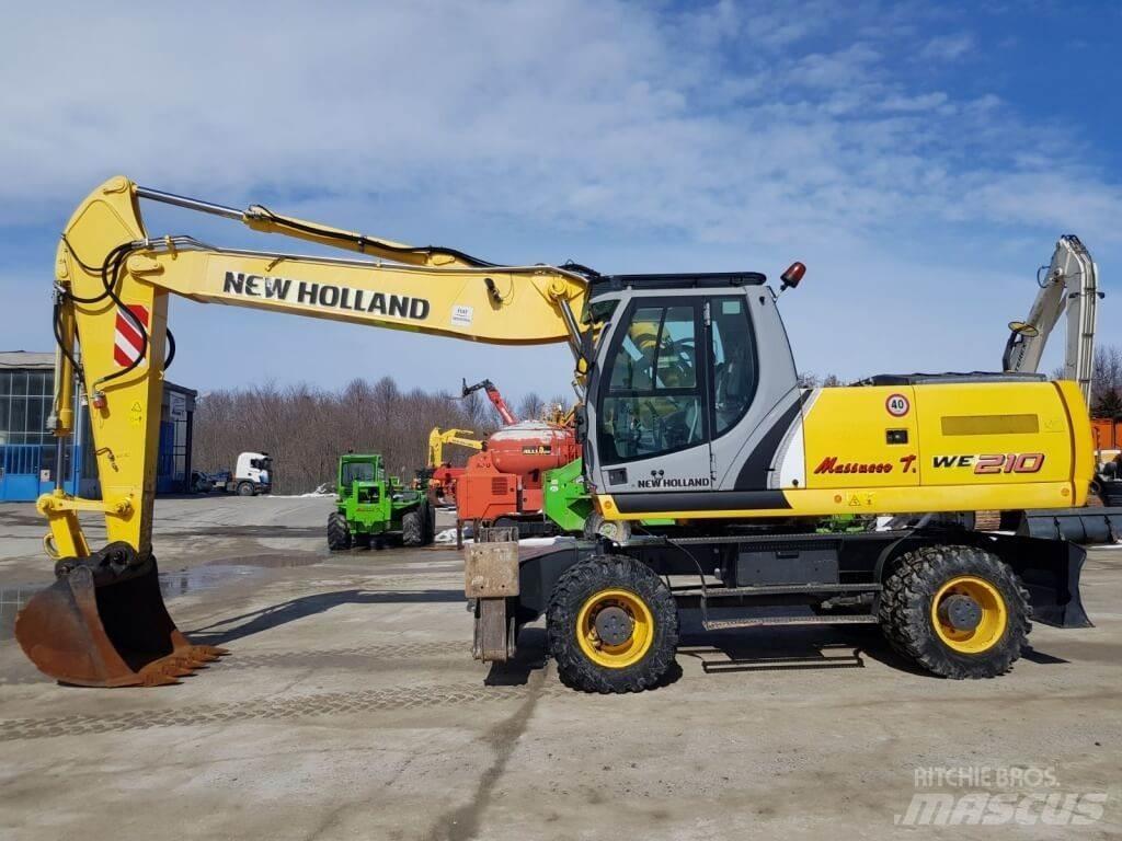 New Holland WE210 Gumikerekes kotrók