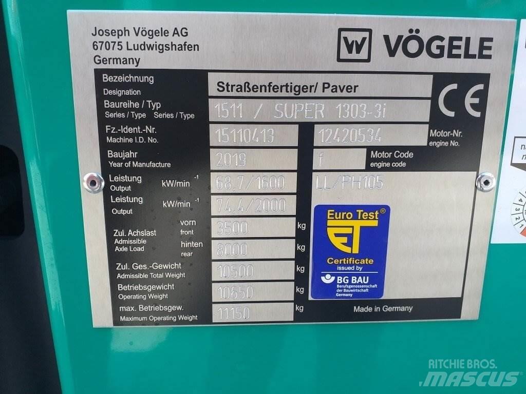 Vögele Super 1303-3i Aszfalt terítõ gépek