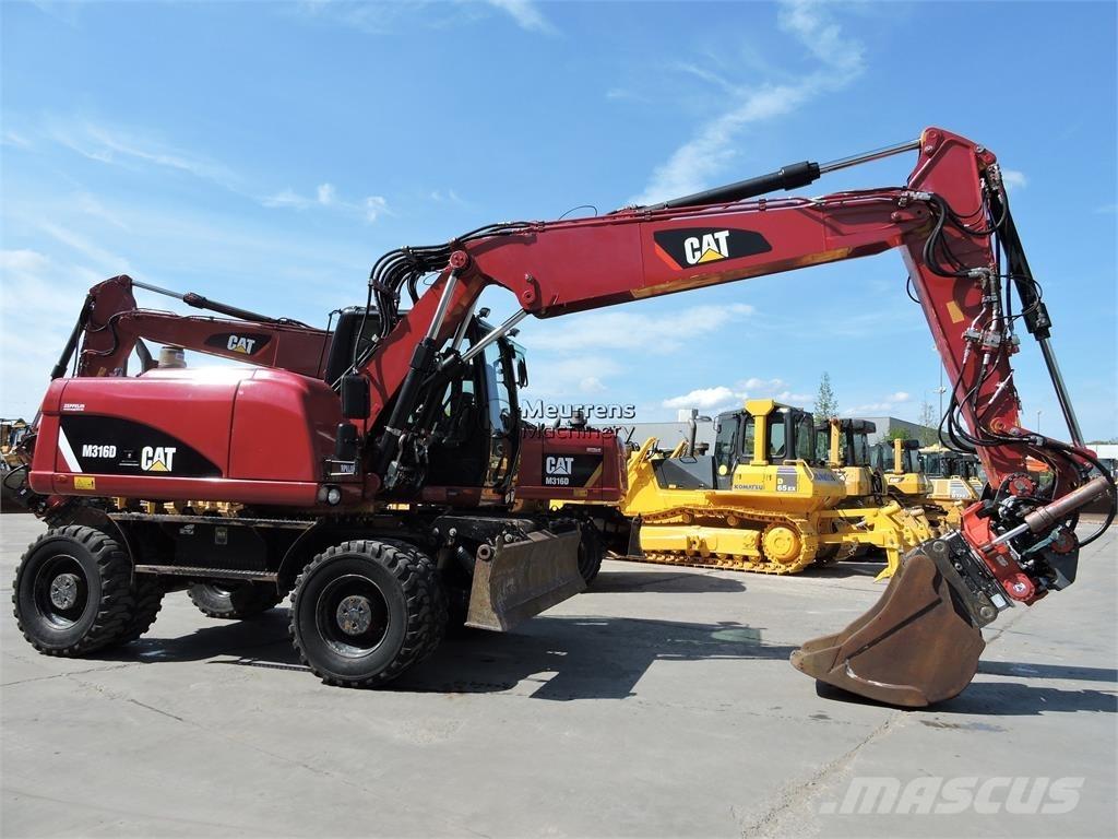 CAT M316D ROTOTILT Gumikerekes kotrók