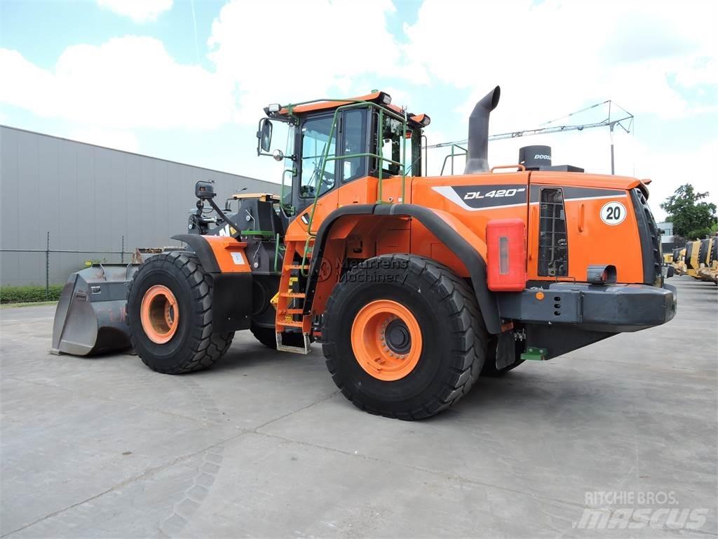 Doosan DL420 GERMAN Gumikerekes homlokrakodók