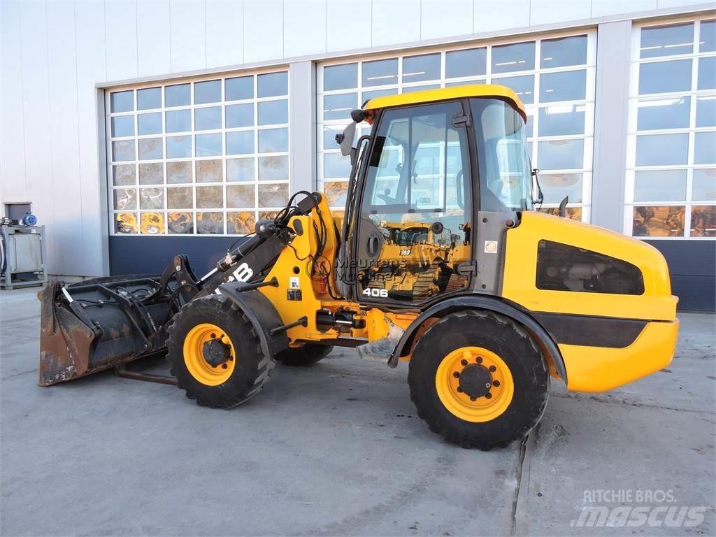 JCB 406 Gumikerekes homlokrakodók
