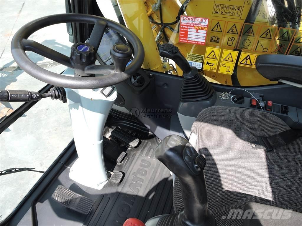 Komatsu PW148 Gumikerekes kotrók