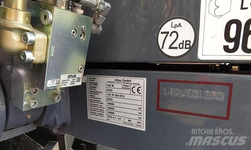 Atlas 140 W Gumikerekes kotrók
