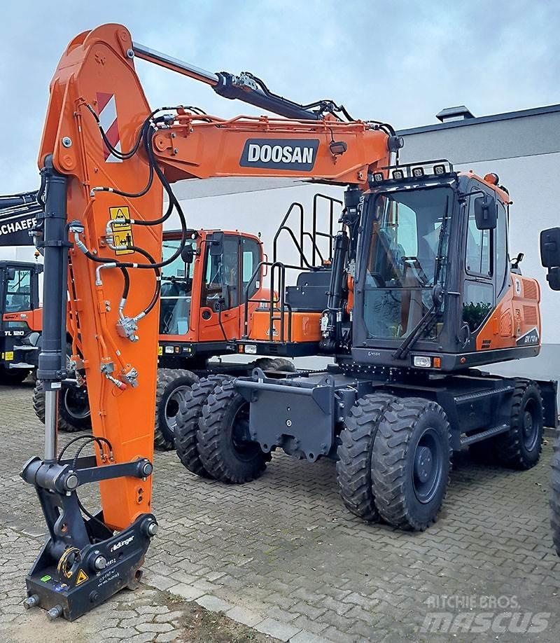 Doosan DX 170 W-7 Gumikerekes kotrók
