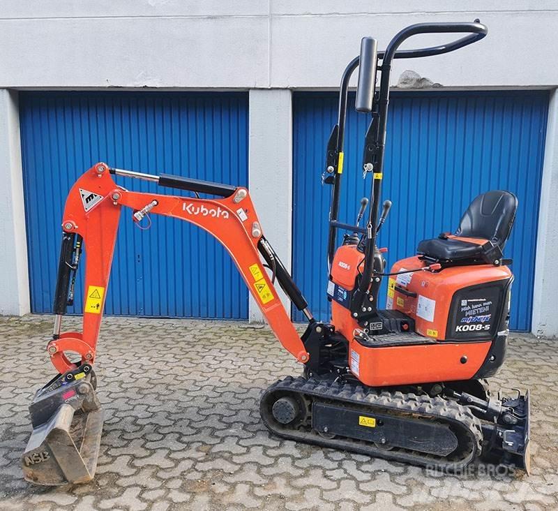 Kubota K 008-5 VHG Mini kotrók < 7t