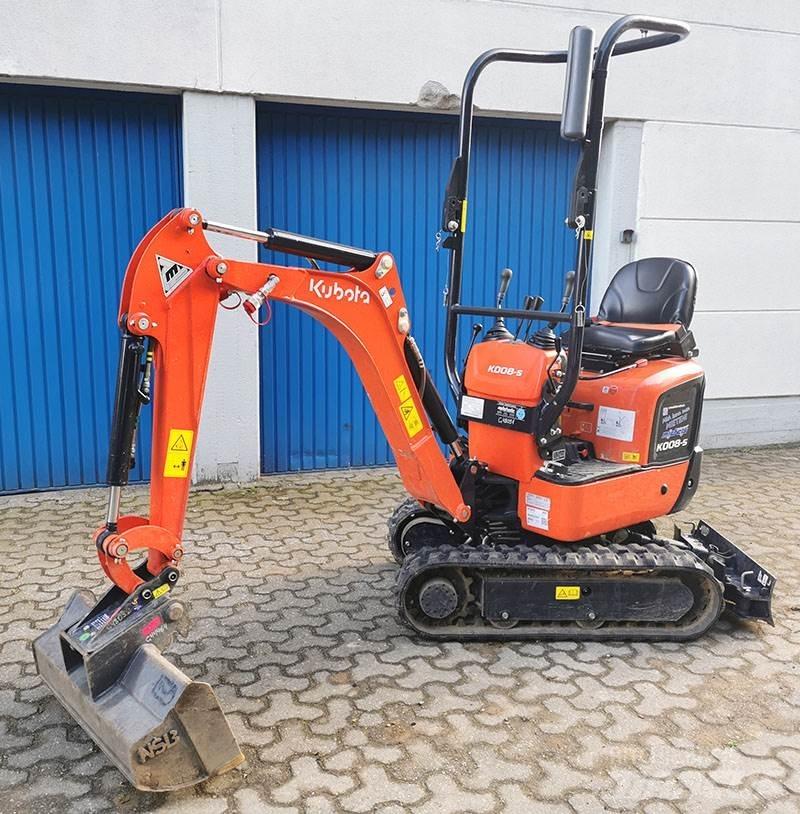 Kubota K 008-5 VHG Mini kotrók < 7t