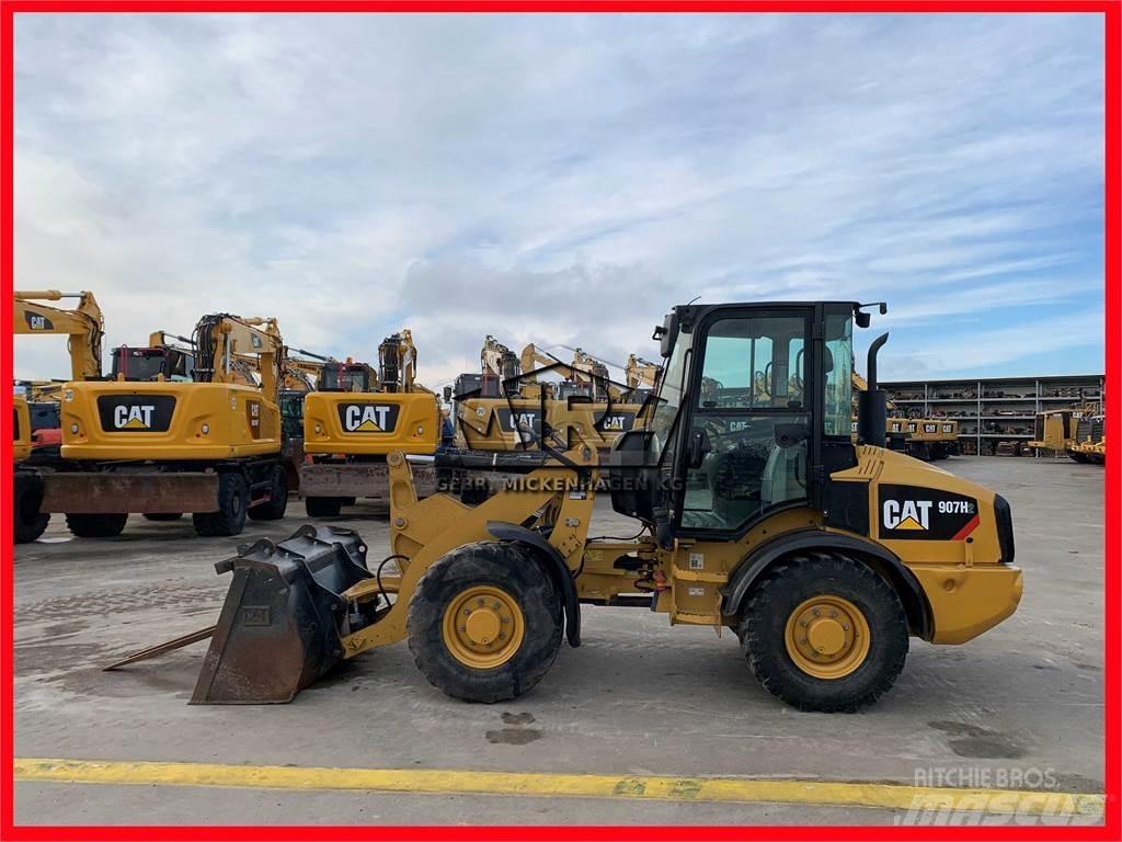 CAT 907H2 Gumikerekes homlokrakodók