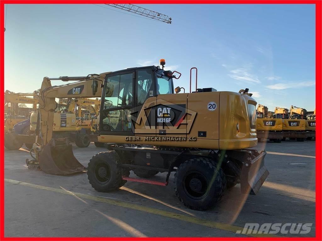 CAT M 316 F Gumikerekes kotrók
