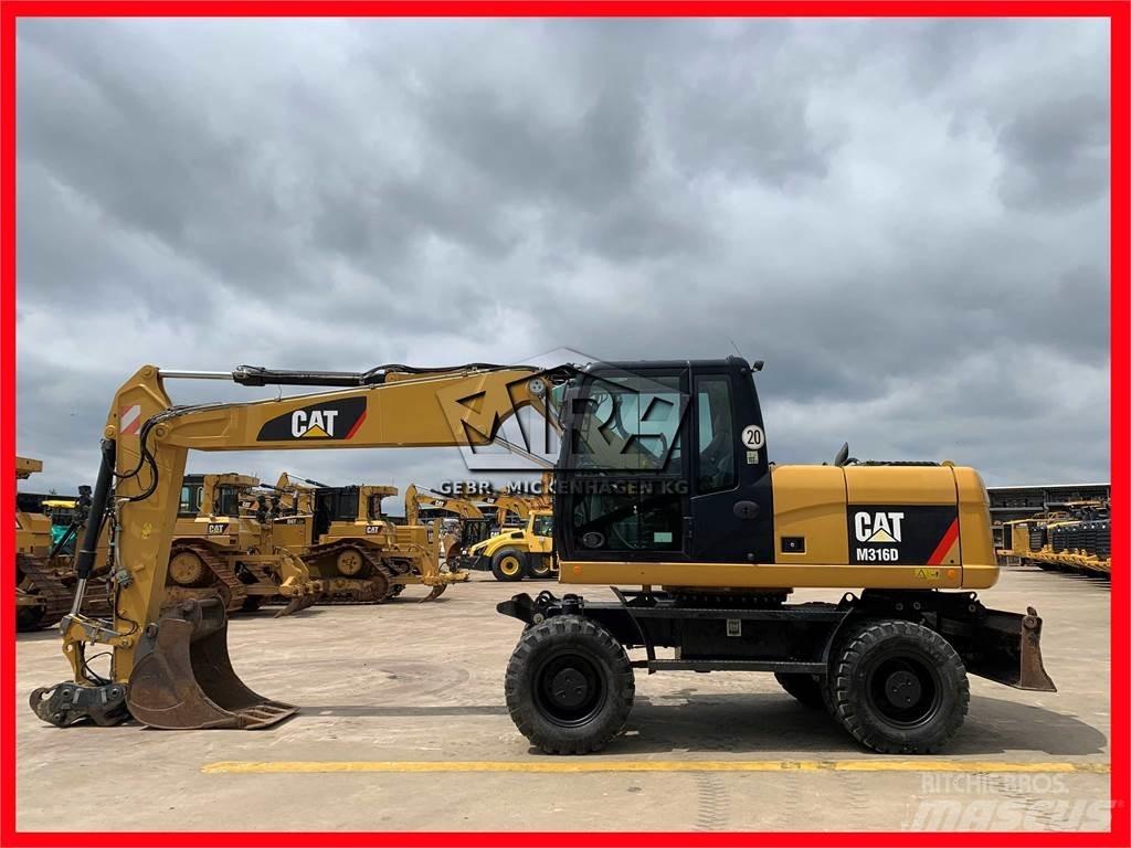 CAT M 316D Gumikerekes kotrók