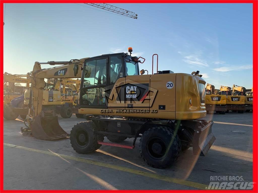 CAT M316 F Gumikerekes kotrók