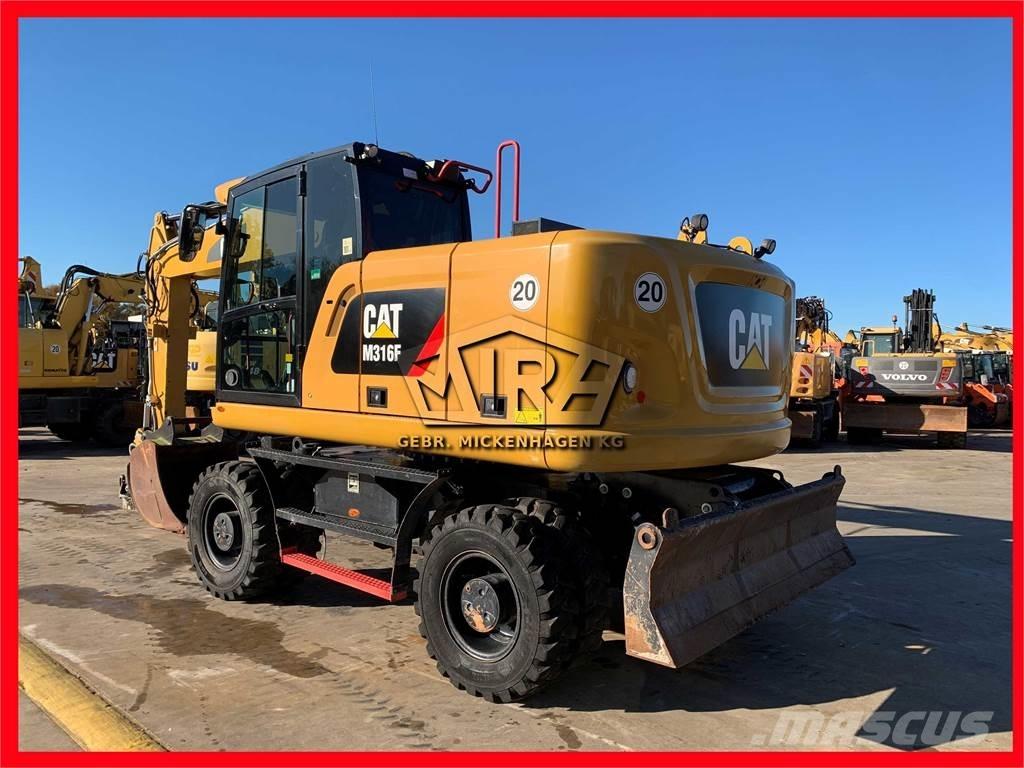 CAT M316 F Gumikerekes kotrók