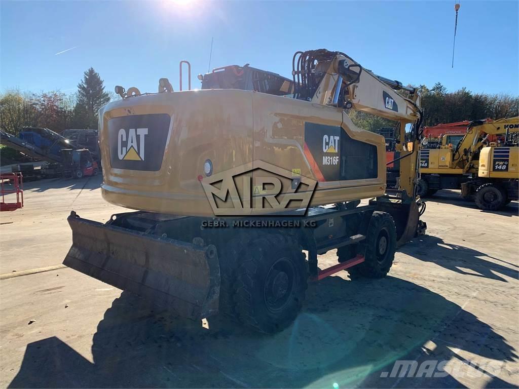 CAT M316 F Gumikerekes kotrók