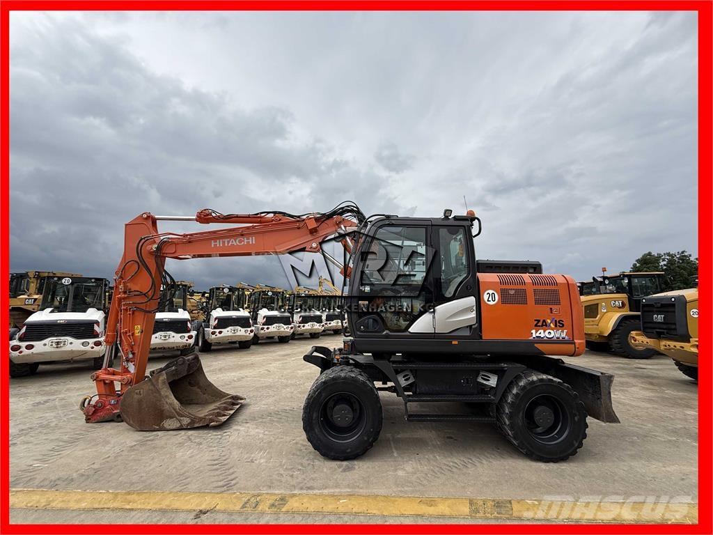 Hitachi ZX140W-6 Gumikerekes kotrók