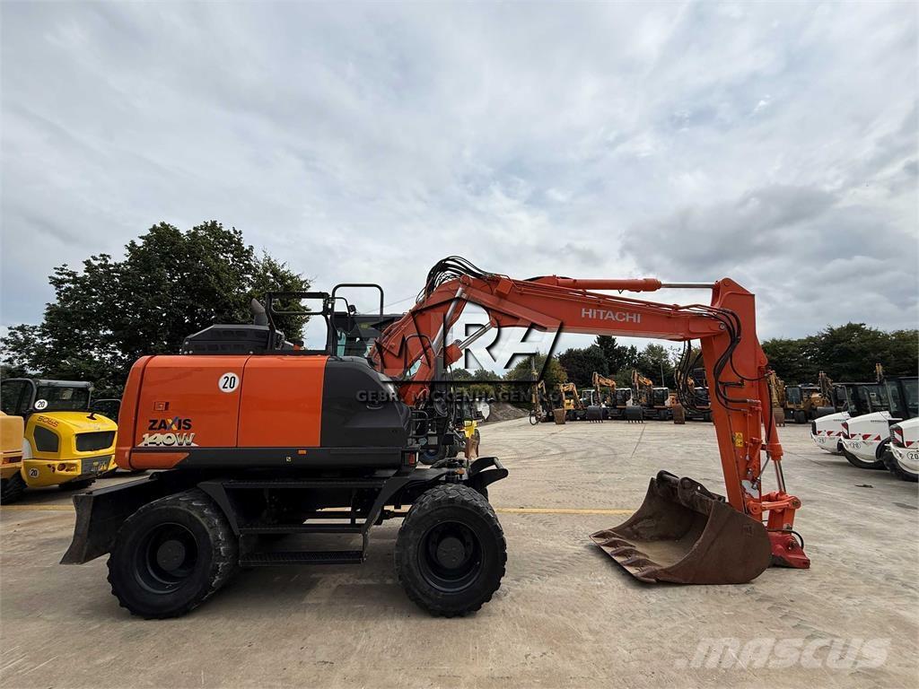 Hitachi ZX140W-6 Gumikerekes kotrók