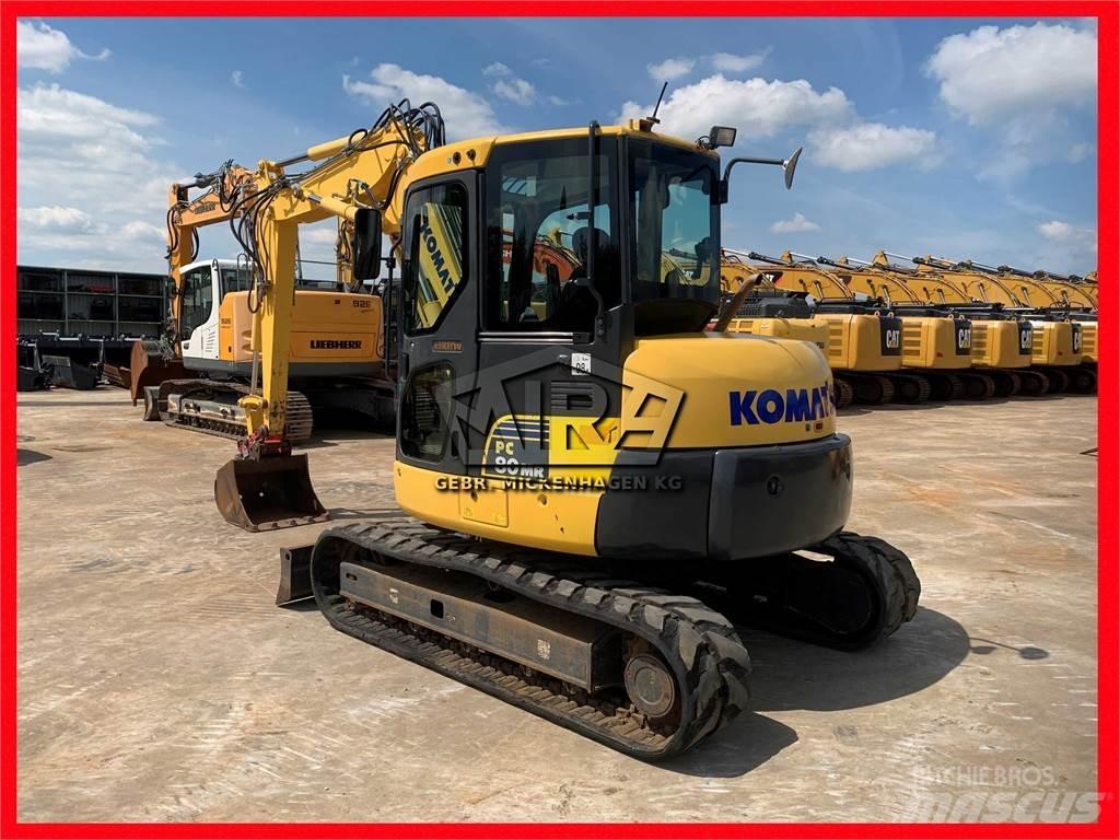 Komatsu PC80 MR-3 Mini kotrók < 7t
