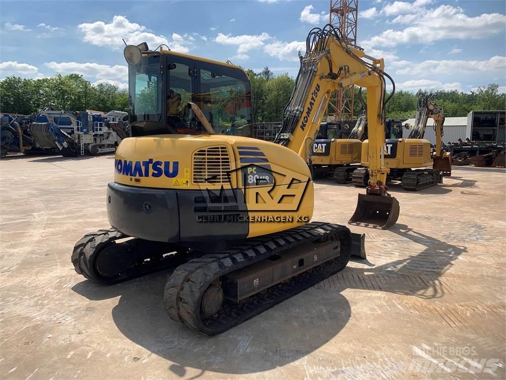 Komatsu PC80 MR-3 Mini kotrók < 7t