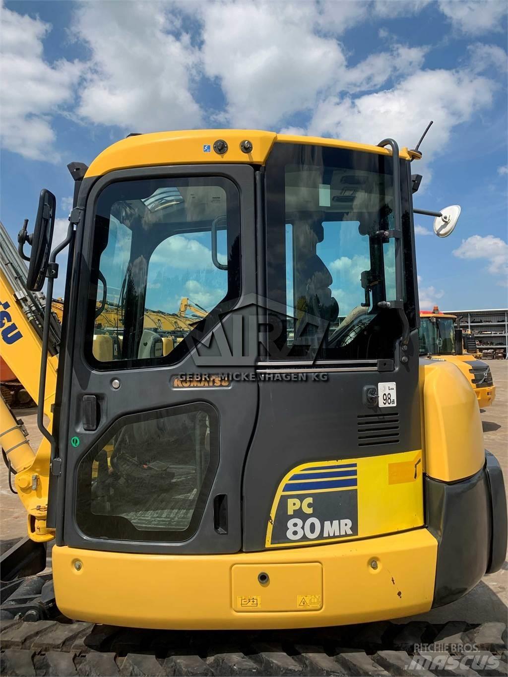 Komatsu PC80 MR-3 Mini kotrók < 7t