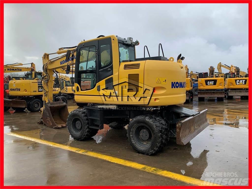 Komatsu PW148-10 Gumikerekes kotrók
