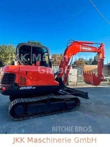 Doosan DX 55-9C Mini kotrók < 7t