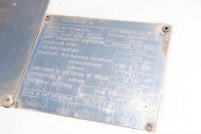  Dromech, tank Tartályos félpótkocsik