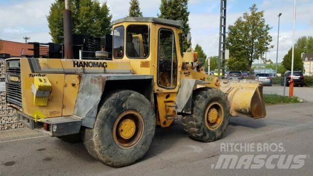 Hanomag 44 D Gumikerekes homlokrakodók