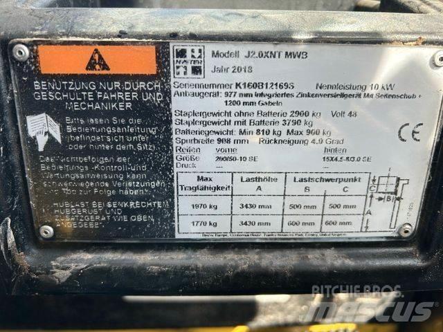 Hyster J2.0XNT MWB Elektromos targoncák