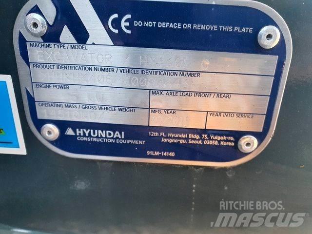 Hyundai HX140LC Lánctalpas kotrók