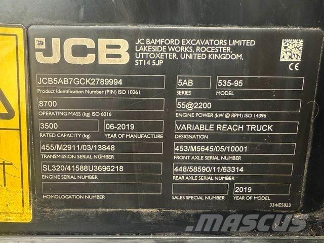 JCB 535-95 Teleszkópos rakodók