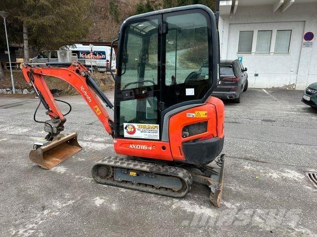 Kubota KX016-4 Mini kotrók < 7t