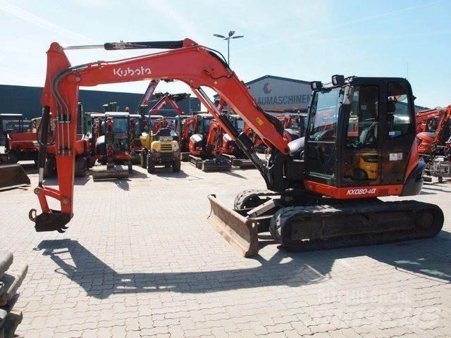 Kubota KX080-4a Mini kotrók < 7t