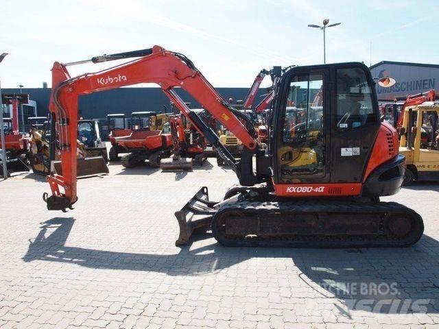 Kubota KX080-4a Mini kotrók < 7t