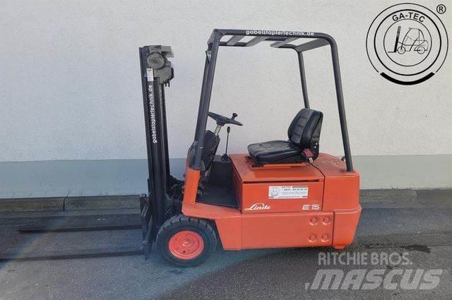 Linde E15 Elektromos targoncák