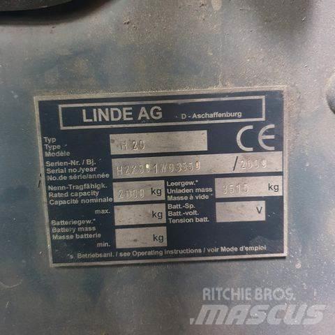 Linde H20 Dízel targoncák