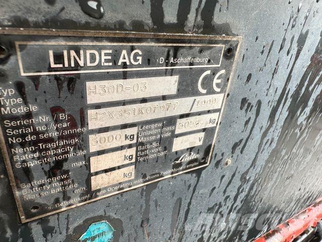 Linde H30D-30 Tereptargonca