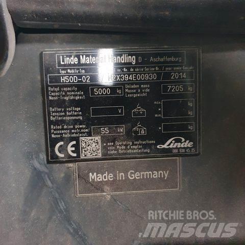 Linde H50D-02 Dízel targoncák