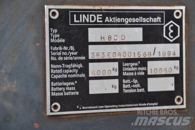 Linde H60D / Duplex Dízel targoncák