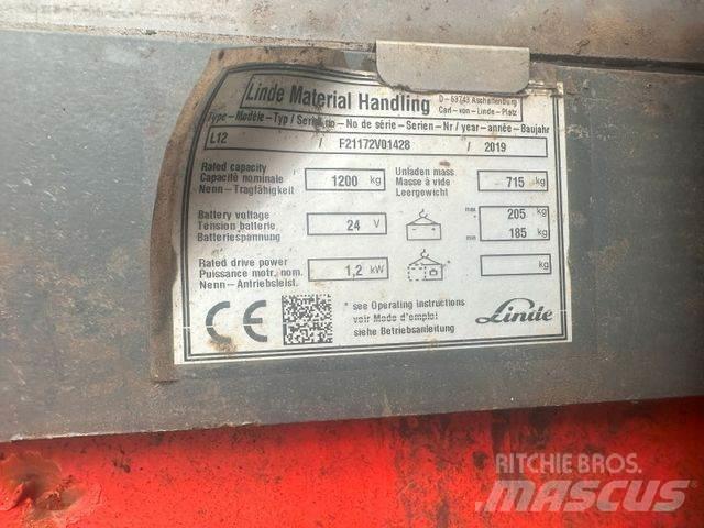 Linde L12 Komissiózó magas emelésű targonca
