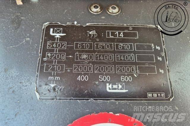 Linde L14i Komissiózó magas emelésű targonca