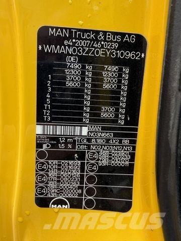MAN TGL 8.180 BB Platós / Ponyvás teherautók