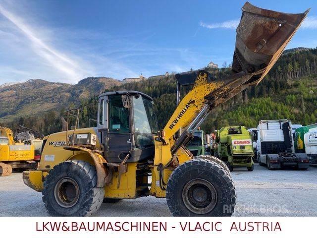 New Holland W190 B Gumikerekes homlokrakodók
