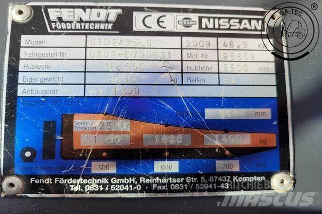 Nissan U1D2A25LQ Gázüzemű targoncák