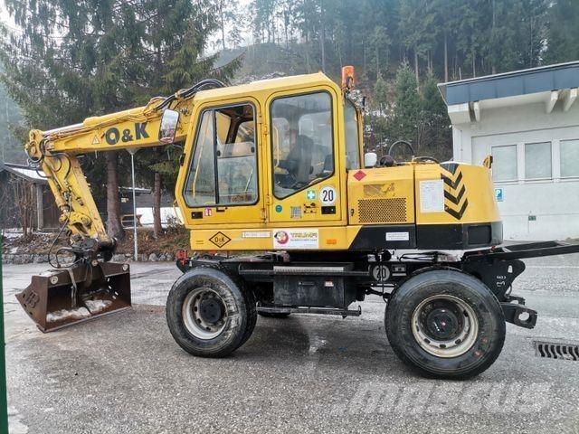 O&K MHS Gumikerekes kotrók