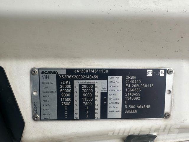 Scania R 500 6x2 Nyergesvontatók