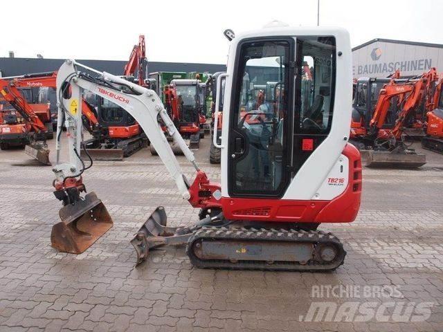 Takeuchi TB 216 Mini kotrók < 7t