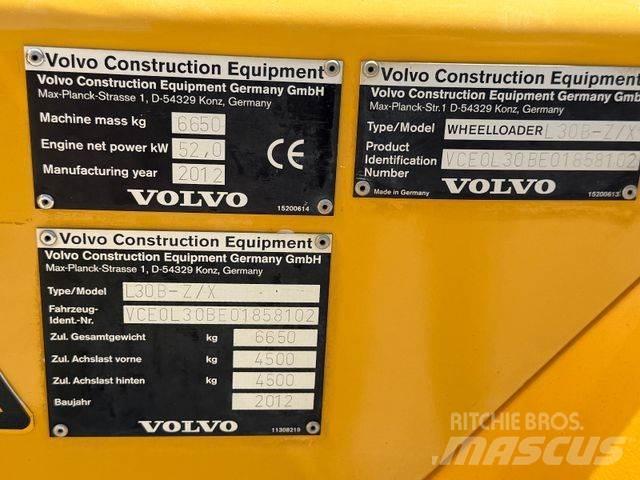 Volvo L30 B Z/X Gumikerekes homlokrakodók