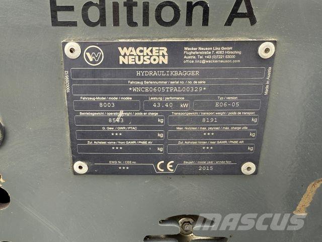 Wacker 8003 Mini kotrók < 7t