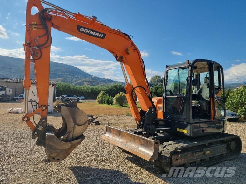 Doosan DX85 Mini kotrók < 7t