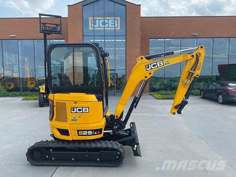 JCB 25-Z1 Cab Pro Lánctalpas kotrók