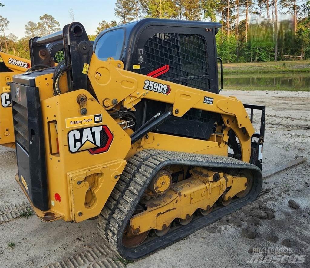 CAT 259D3 Lánctalpas homlokrakodók